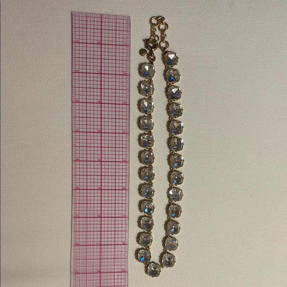 J. Crew Gold and Crystal Women's Necklace